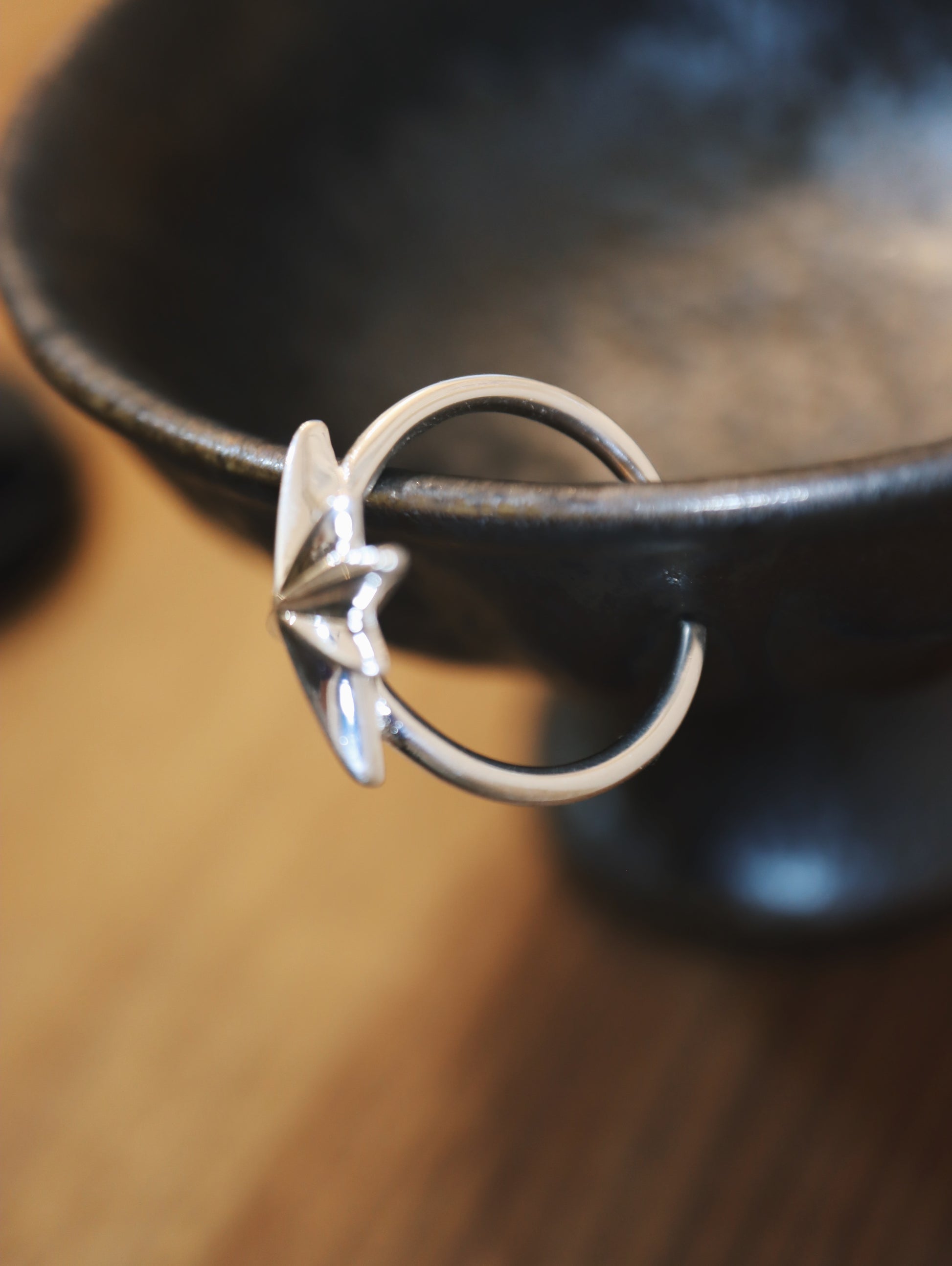 Sparkle ❇️ 925 silver open size ring