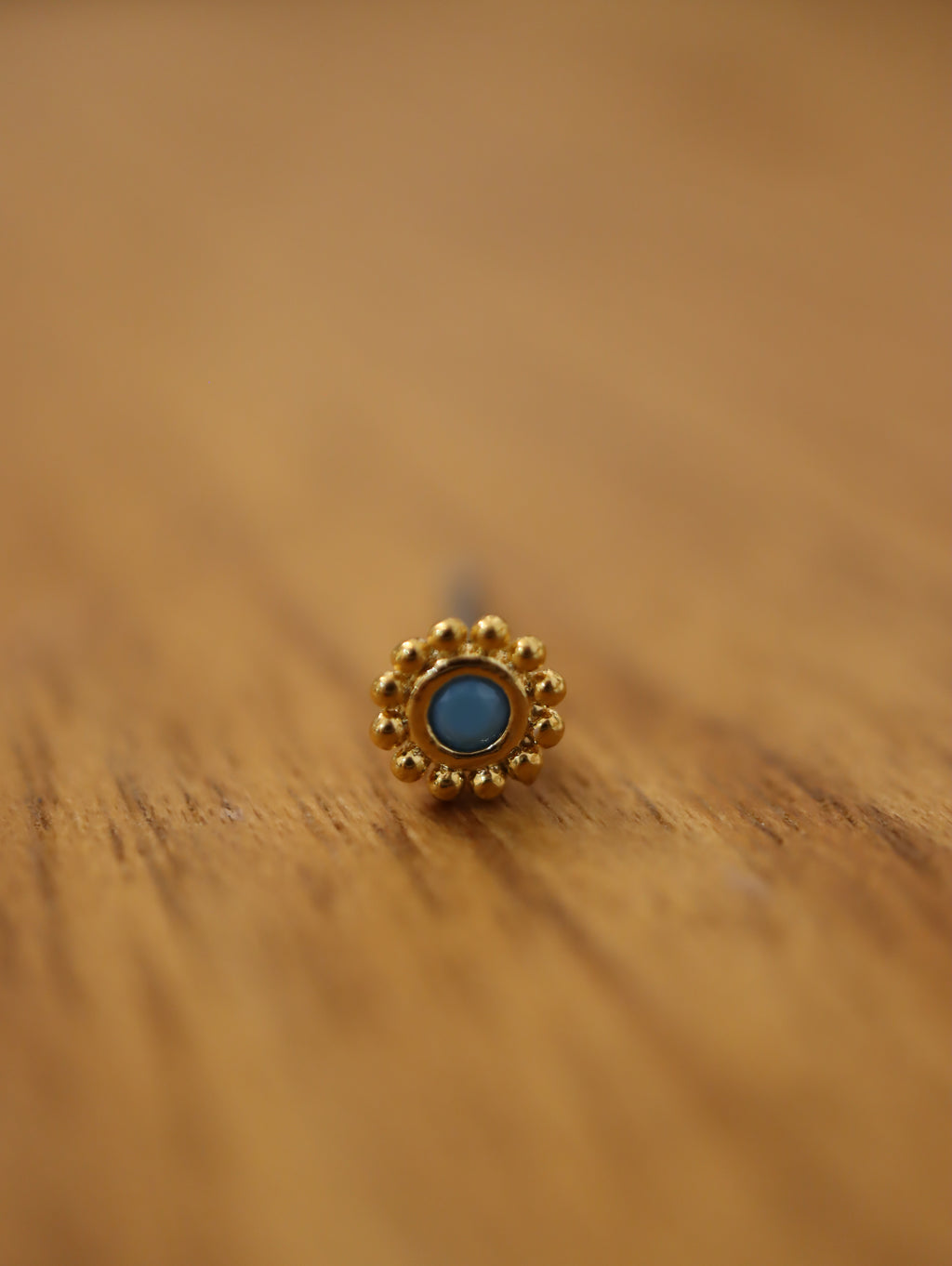 Beaded mini piercing earring (1pc)