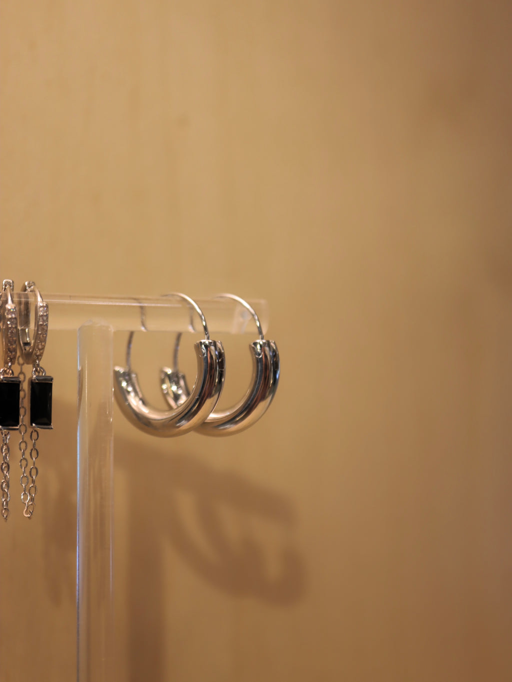 U shape stainless steel earrings