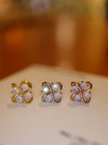 Opaline Blossom Stud Piercing Surgical Steel Earring (1pc)