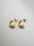 Fluid Drift Stainless Steel Earrings