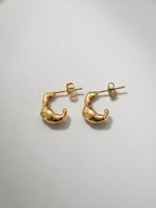 Fluid Drift Stainless Steel Earrings
