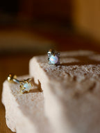 Ether Opal stud surgical steel earring