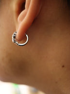 Sacred Cross Stainless Steel Earrings