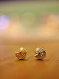 Crescent cz sparkle stud piercing (1pc)