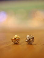Crescent cz sparkle stud piercing (1pc)