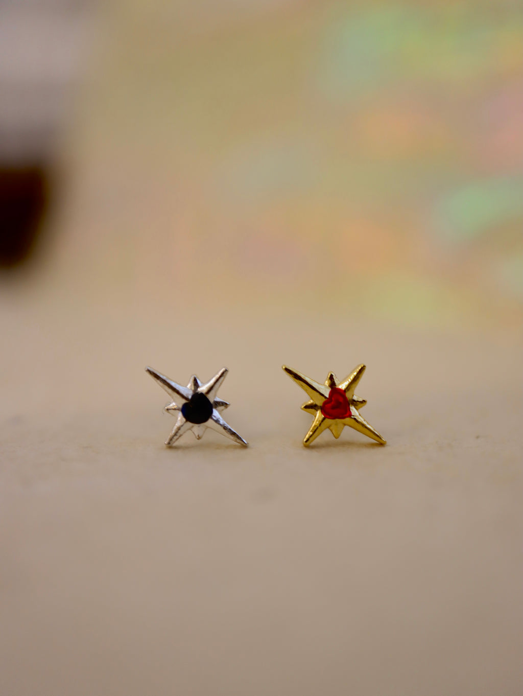 Sparkle mini heart surgical steel piercing (1pc)