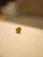 Petal Stud 925 Silver Piercing Earring (1pc)