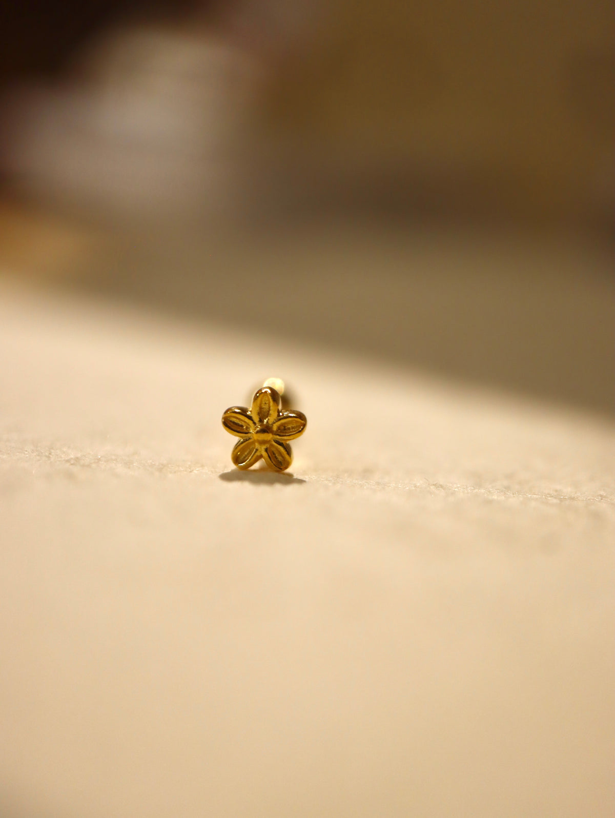 Petal Stud 925 Silver Piercing Earring (1pc)