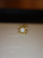 Opal star s925 piercing stud