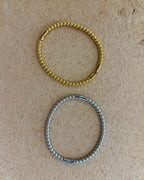 Beaded Hinged Stainless Steel bangle