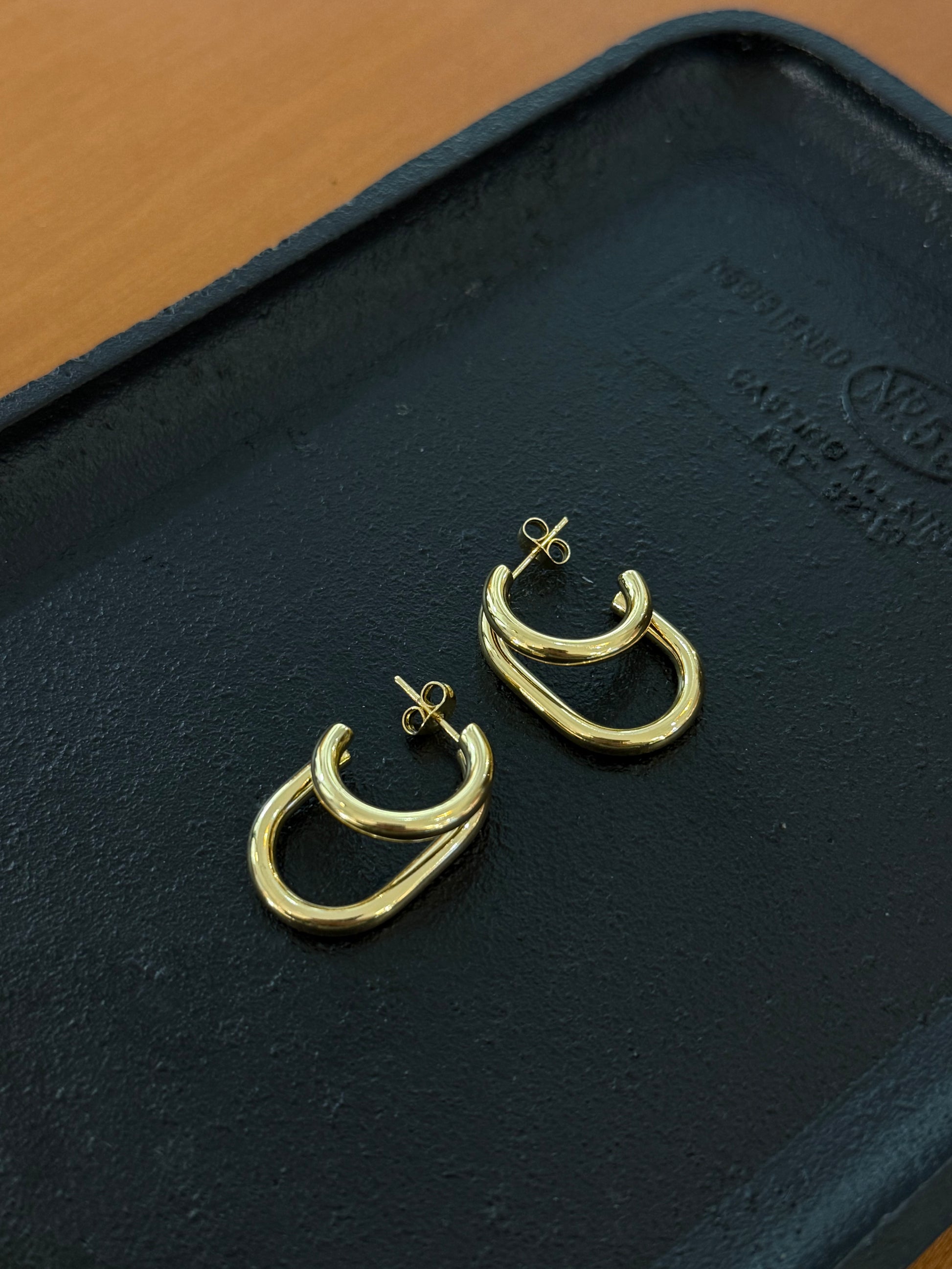 Lush stainless steel waterproof earrings