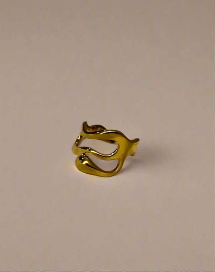 Stainless steel irregular shape ring