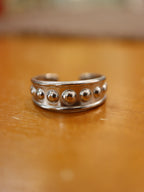 Bead open size stainless steel ring