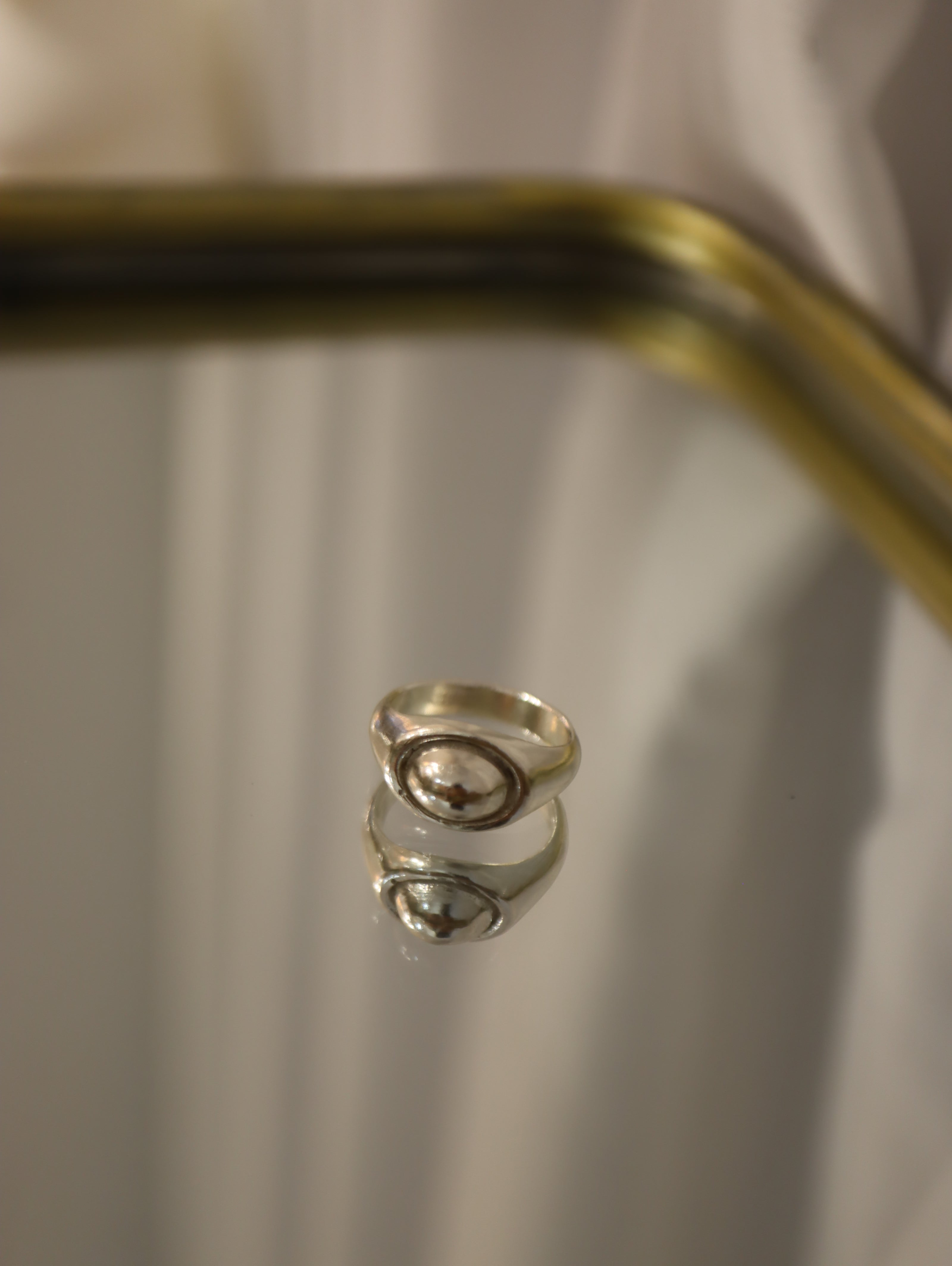 Orbital 925 Silver Pinky Ring