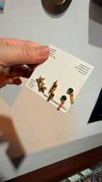 Verde Chain Loop Earrings