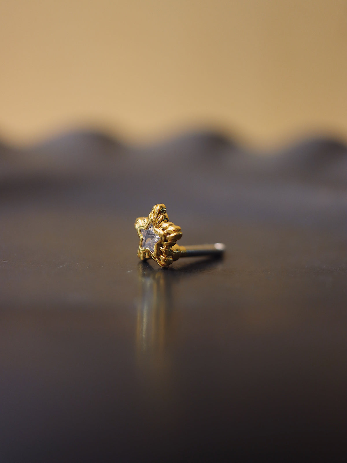 Star cz surgical steel 316L piercing