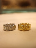 Braid clip-on earcuff