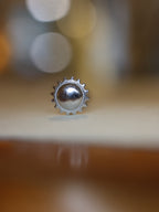 Sunbeam 925 silver stud earring piercing (1pc)
