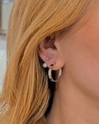 Pearl ear jacket 925 Silver earrings