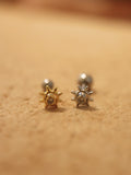 Mini sun ☀️ surgical steel stud piercing earring