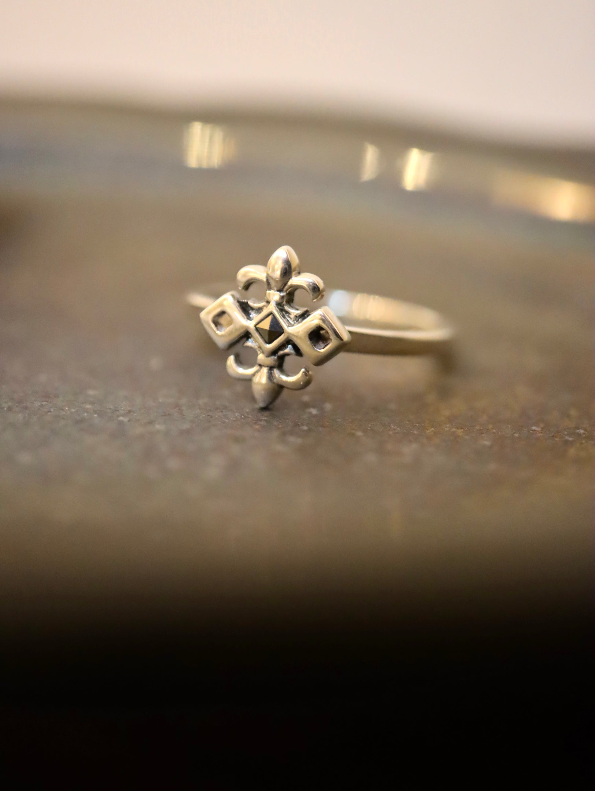 Geometric 925 Silver Ring