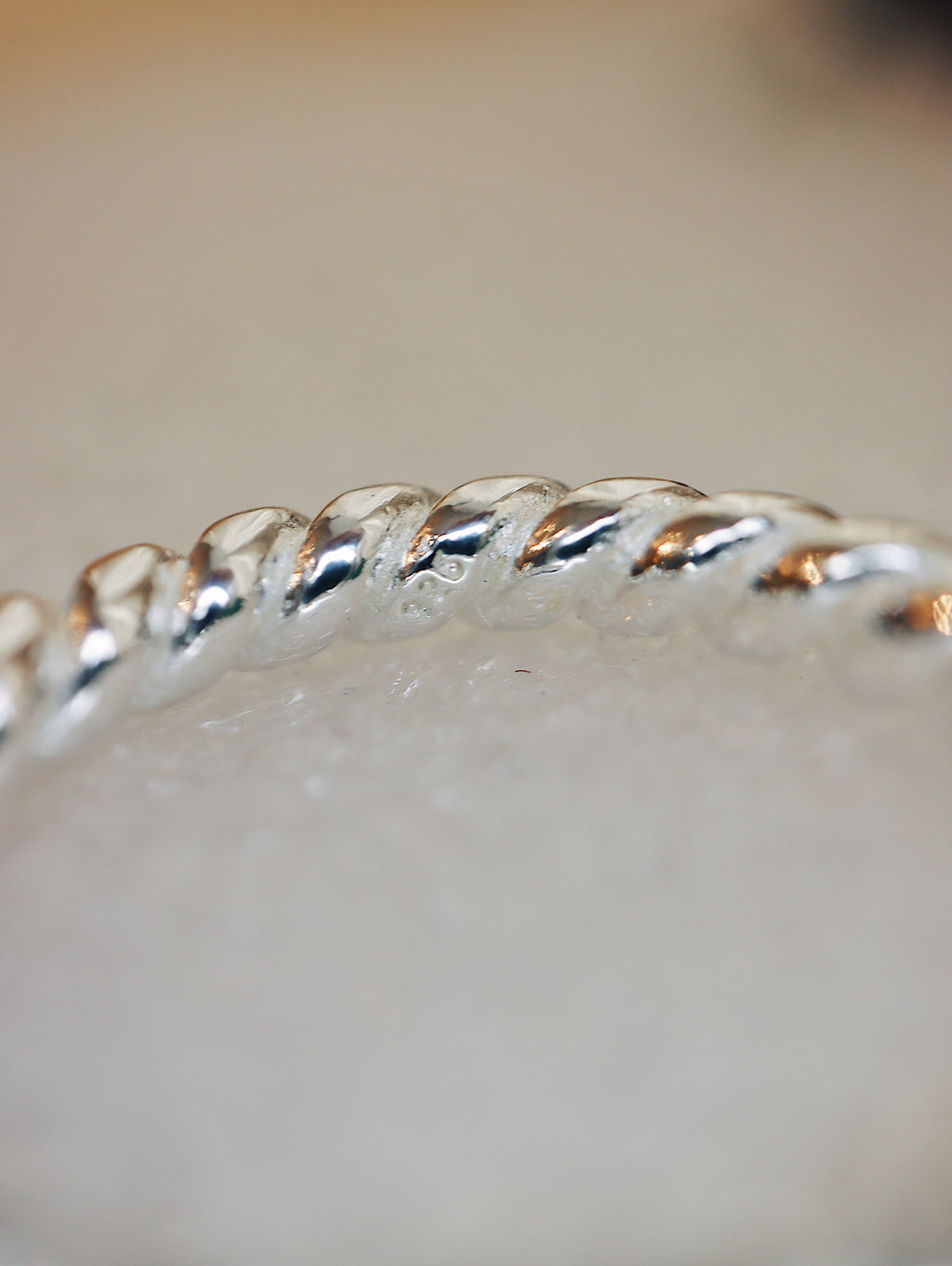 Drop ball 925 silver ring