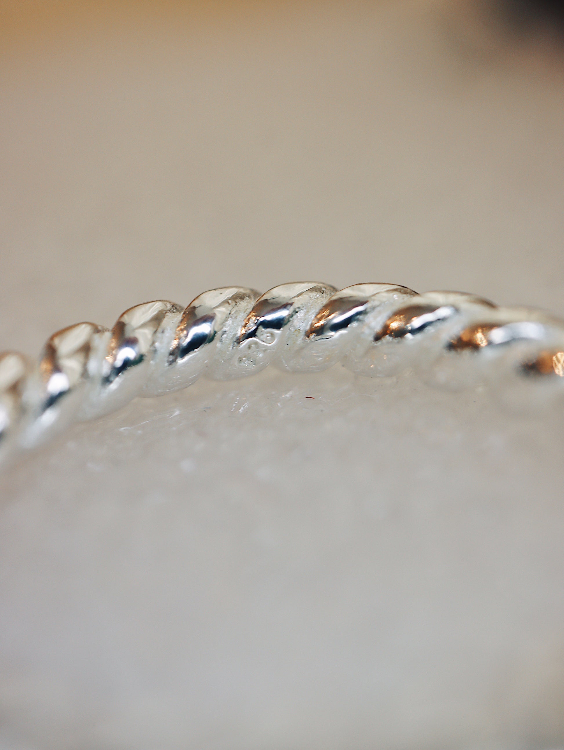 Drop ball 925 silver ring