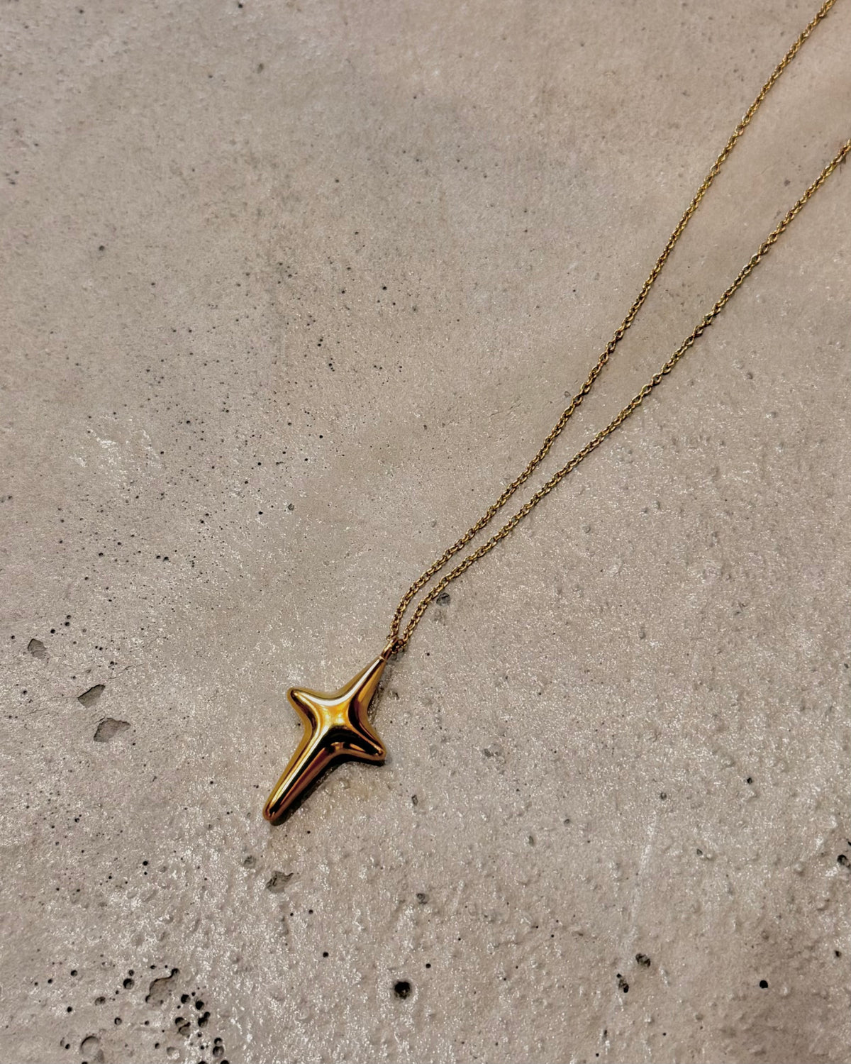 Cross stainless steel necklace