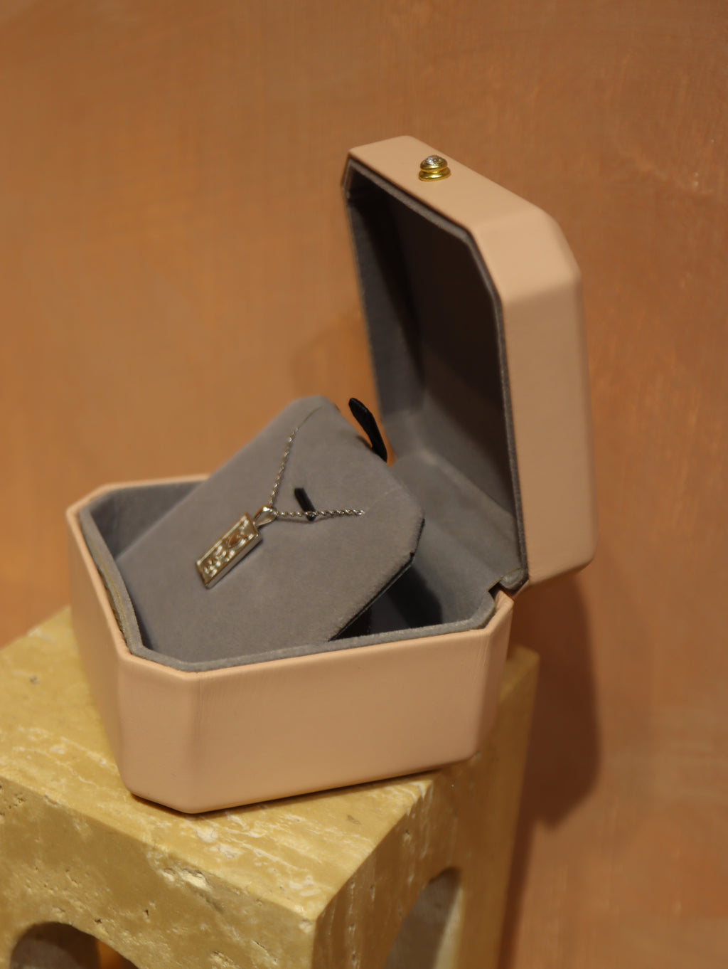 Blush Pink Jewelry Box