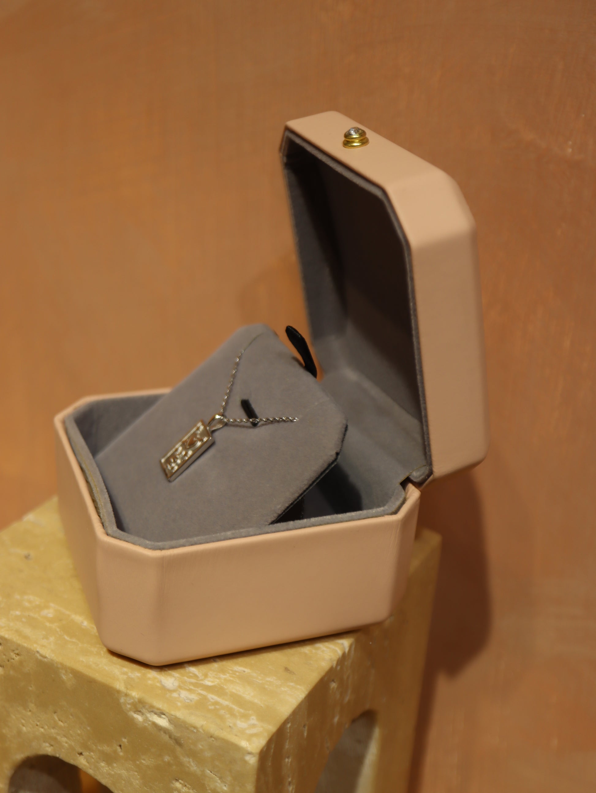 Blush Pink Jewelry Box