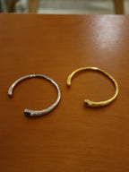 Open size stainless steel bangle