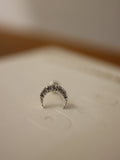Crescent 🌙 925 silver stud piercing (1pc)