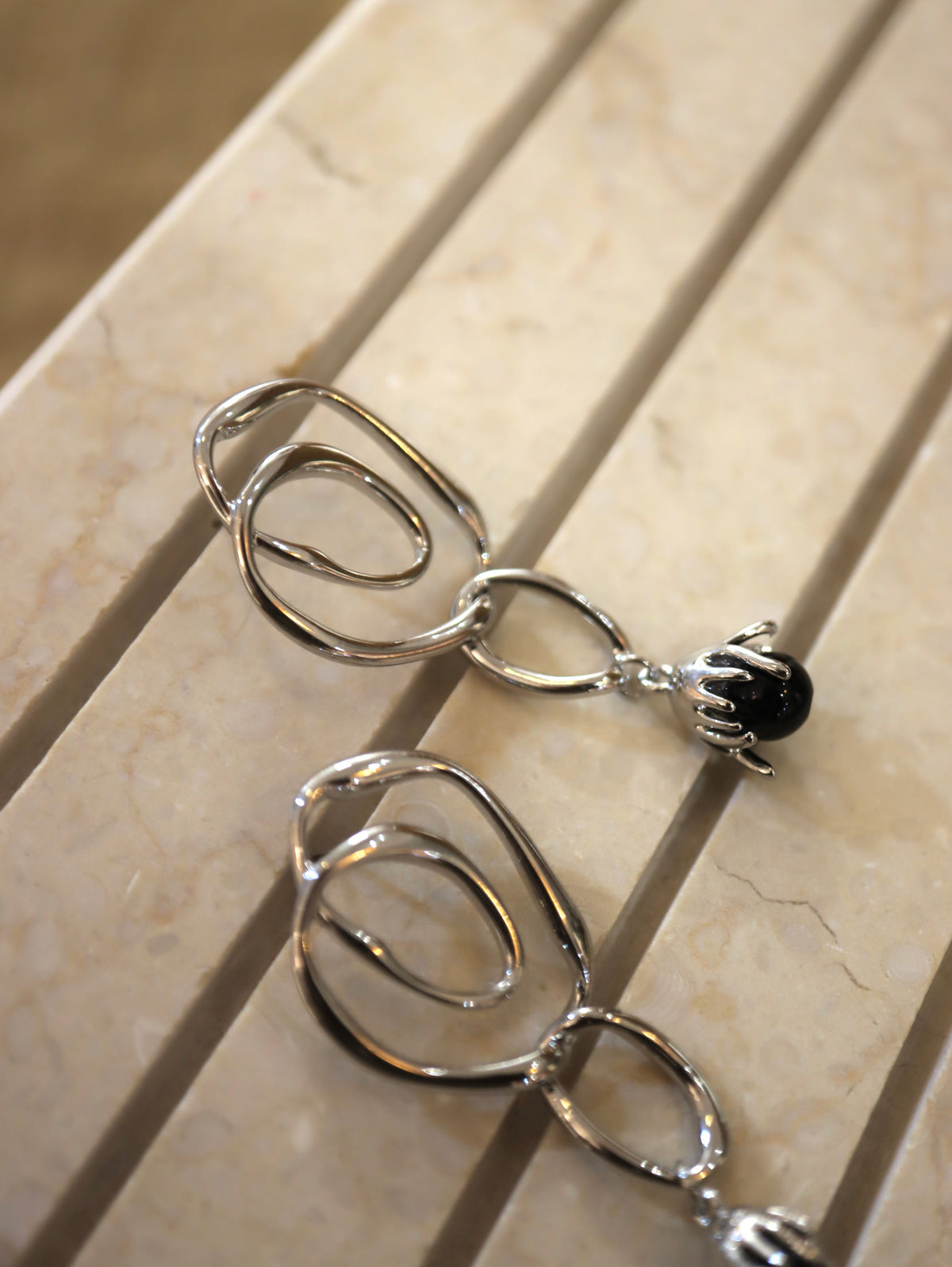 Drop irregular shape earrings