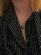 Evergreen stainless steel necklace