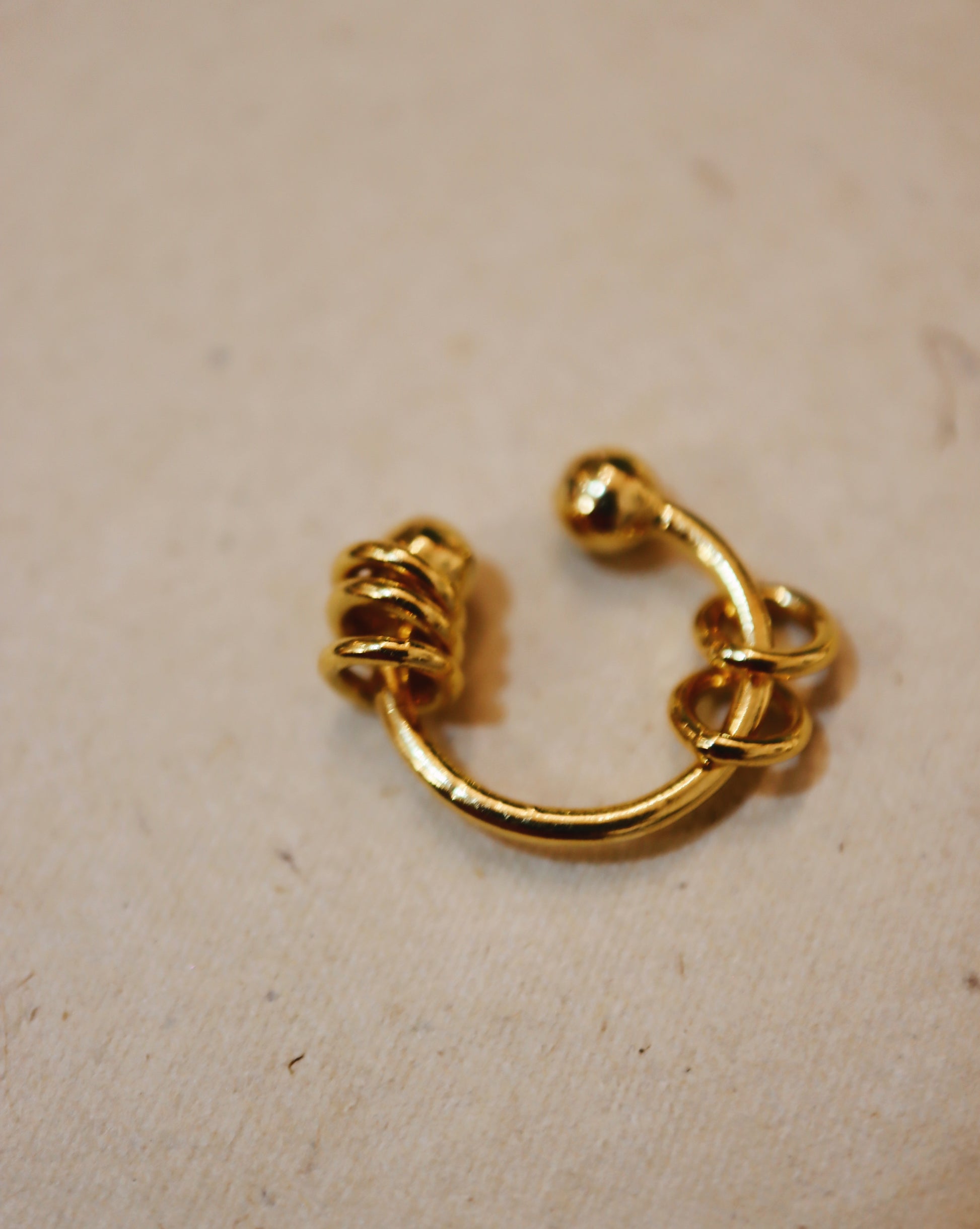 Interlock 925 silver Earcuff