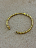 Beaded Hinged Stainless Steel bangle
