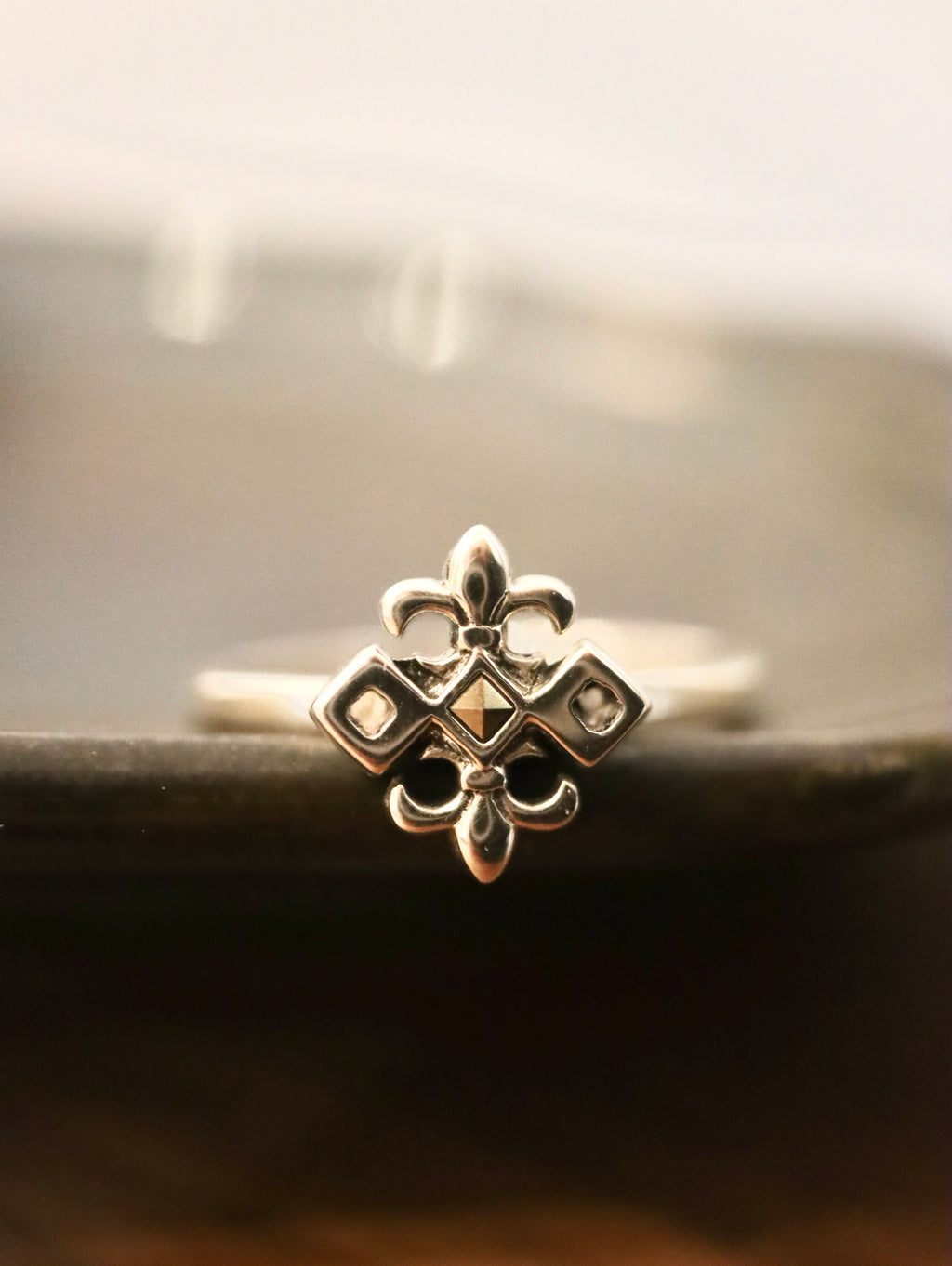 Geometric 925 Silver Ring