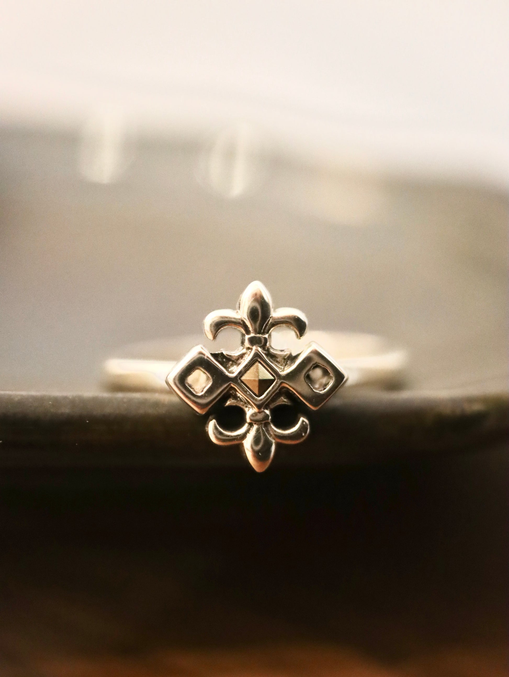 Geometric 925 Silver Ring