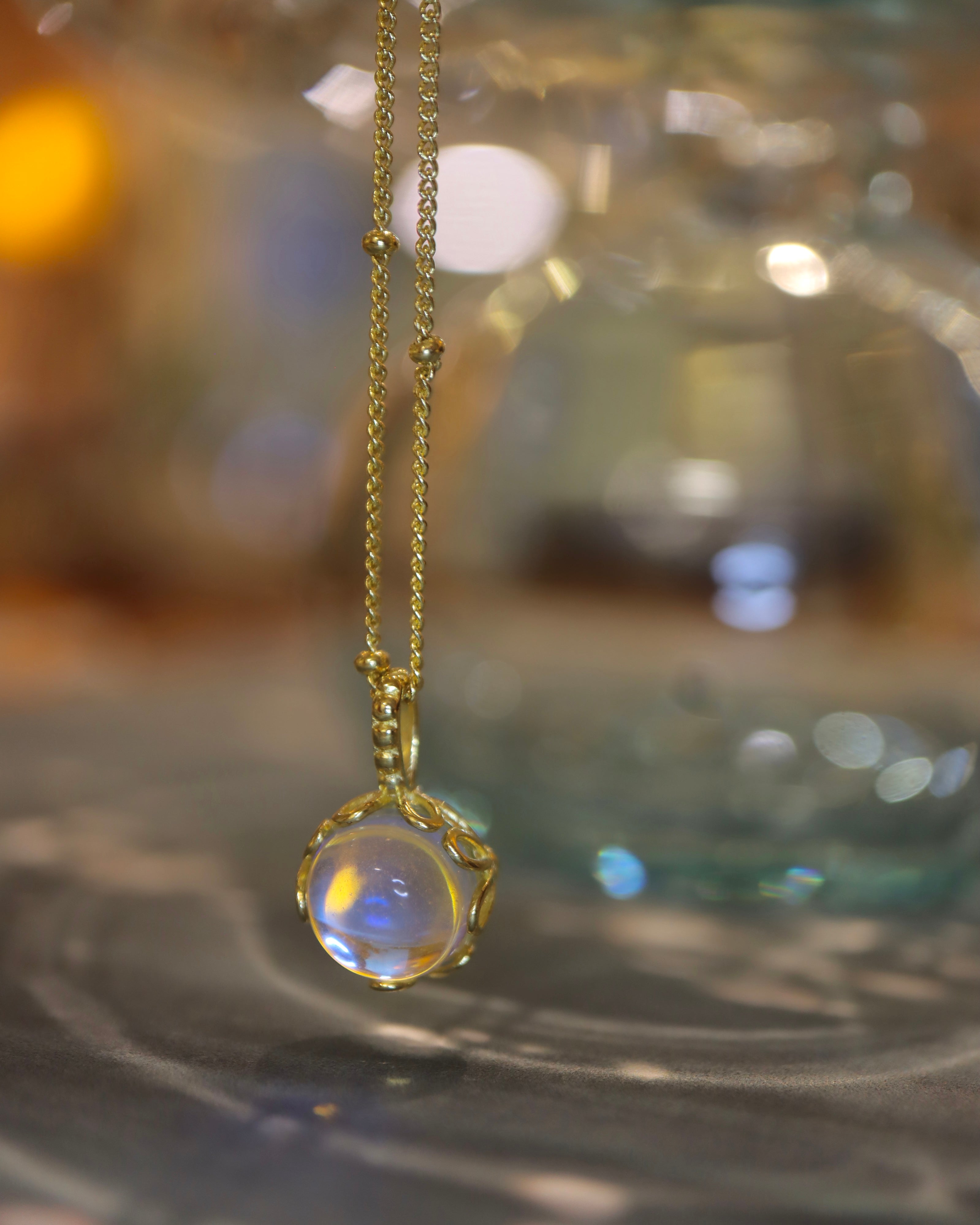Lumina Orb 925 Silver Necklace