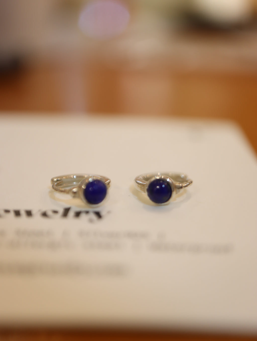 Mini Huggie hoop agate 925 silver earrings