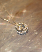 Lucent Crescent 925 Silver Necklace