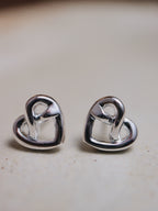 Knot love silver925 earrings