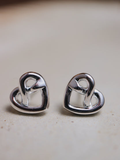 Knot love s925 earrings