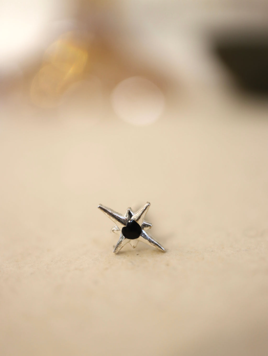 Sparkle mini heart surgical steel piercing (1pc)