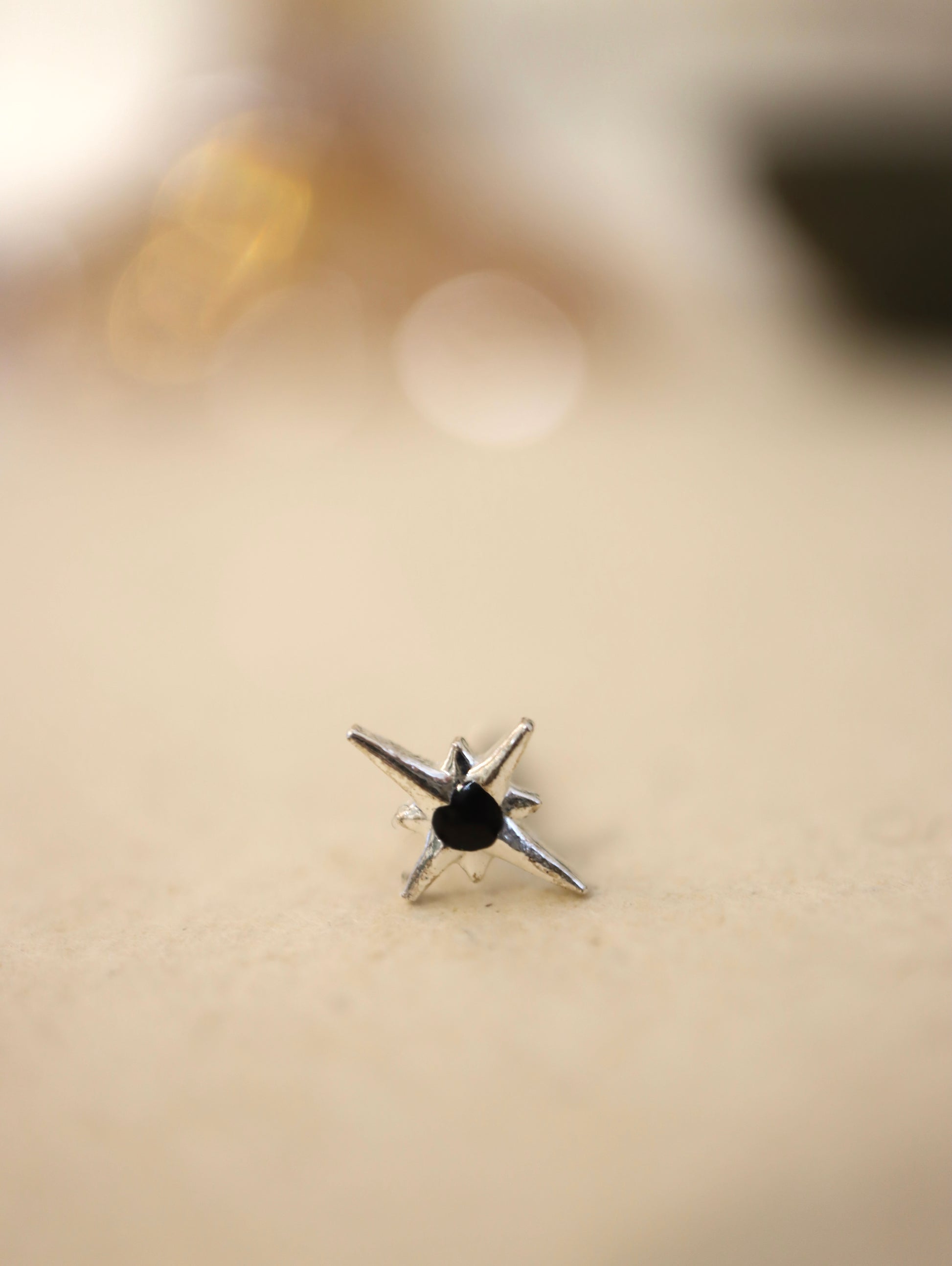 Sparkle mini heart surgical steel piercing (1pc)