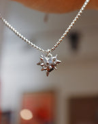 Thorn heart stainless steel steep necklace