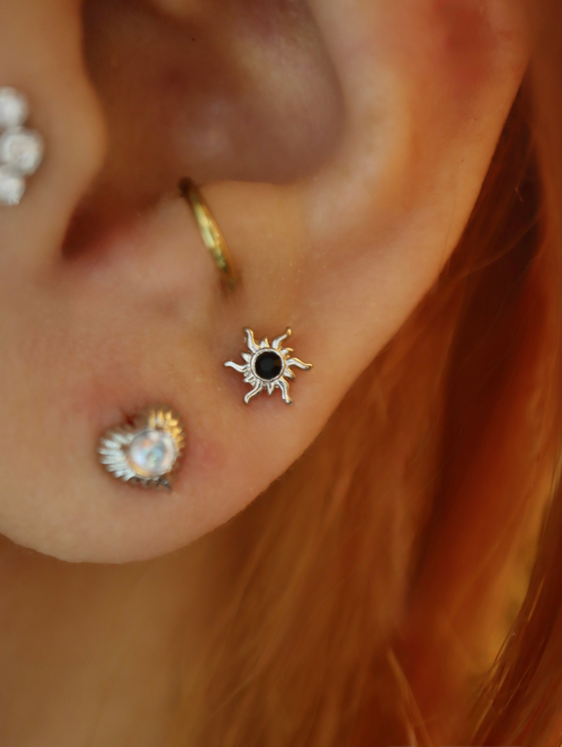 Rising Sun Surgical Steel 316L piercing stud