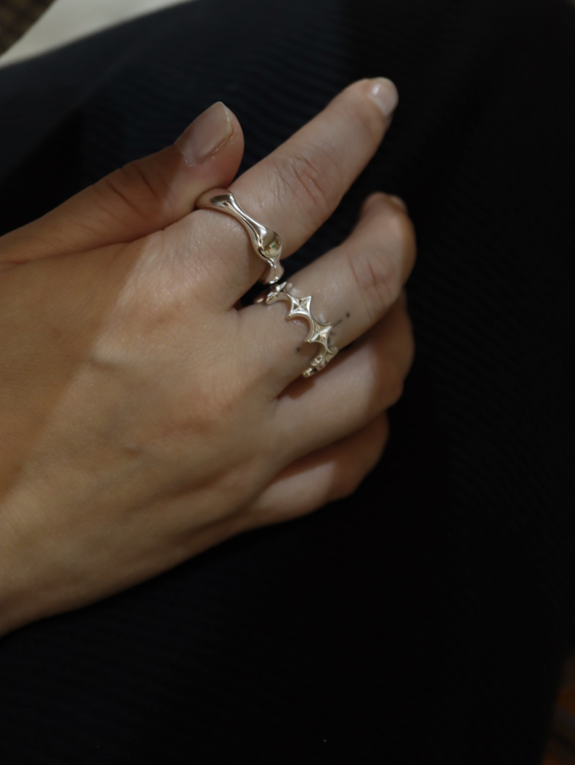 Seren Drift Silver925 Ring (free size)