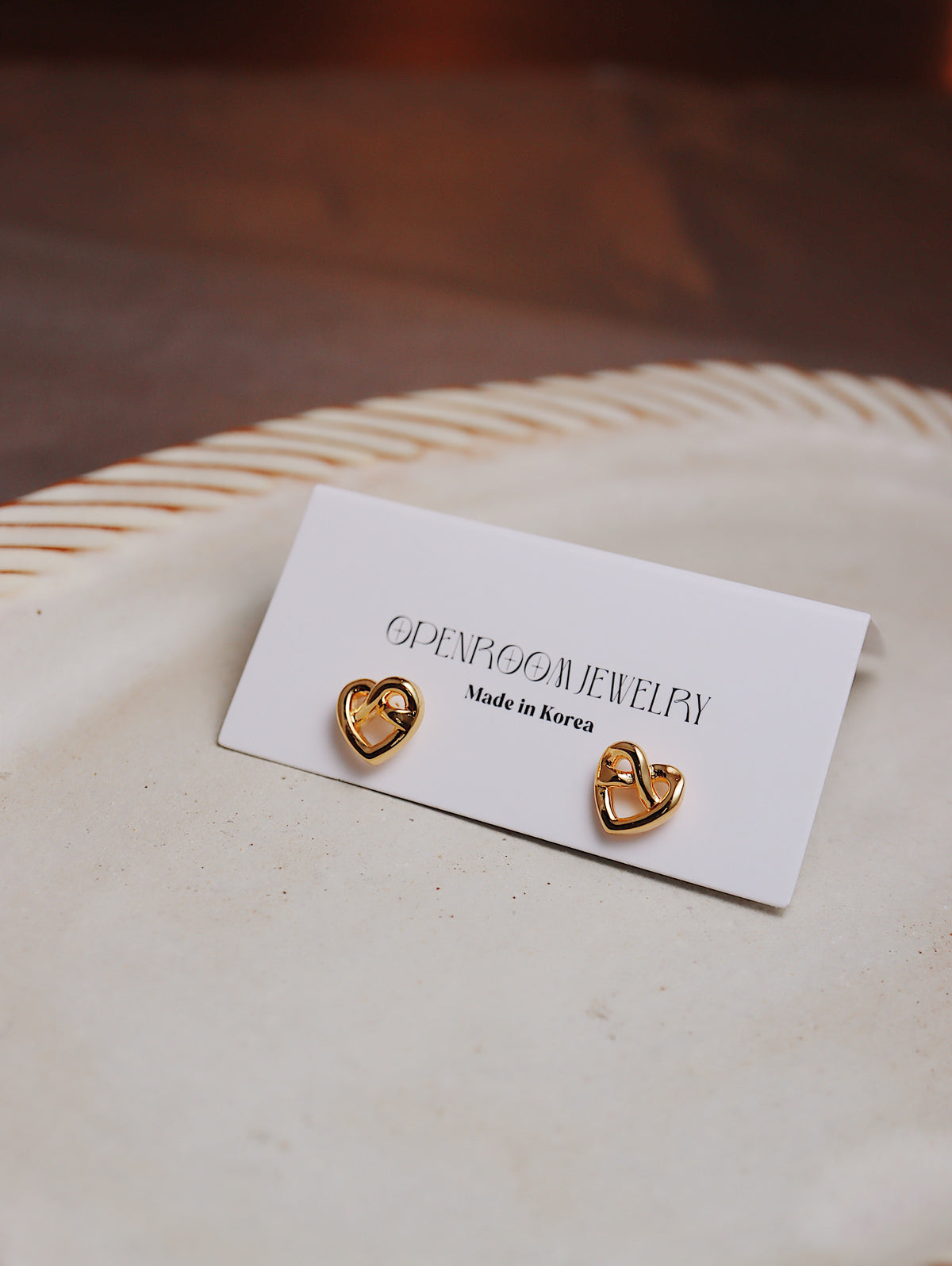 Knot love silver925 earrings